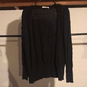 Black Button Cardigan
